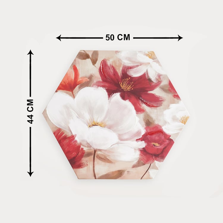 Brezza Hexagon Flower Picture Frame - Set of 3