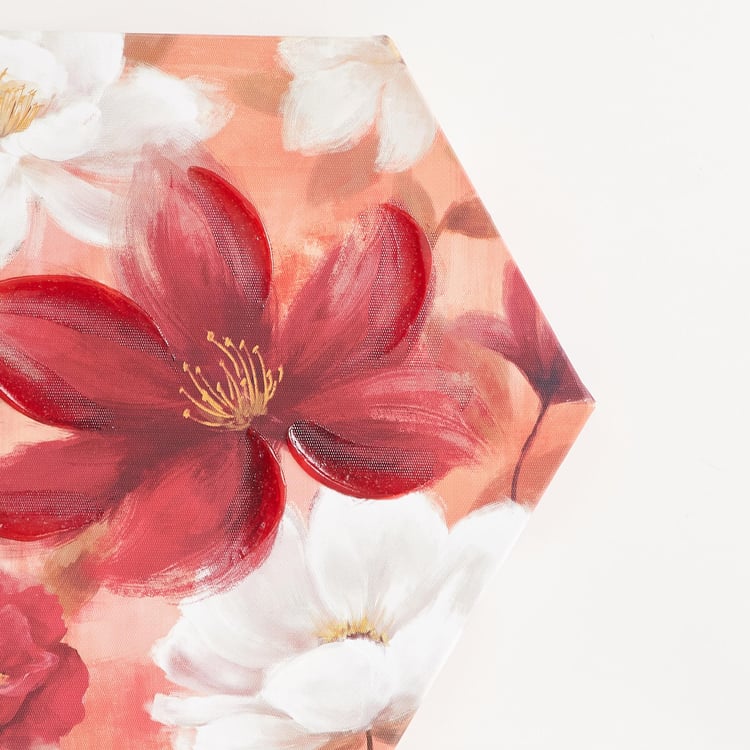 Brezza Hexagon Flower Picture Frame - Set of 3