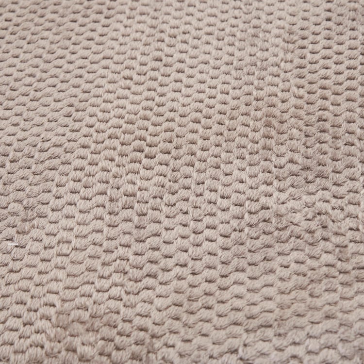 Spinel - Grey - Textured Super Soft Lightweight Single Bed Throw