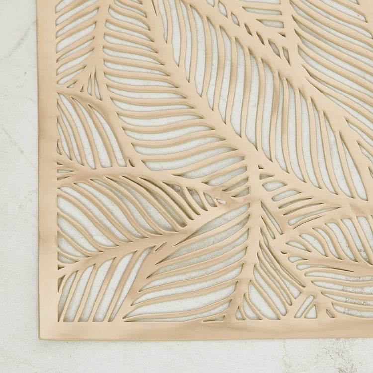 Cinder PVC Leaf Cut-Work Placemat