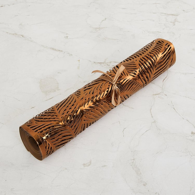 Cinder PVC Leaf Cut-Out Table Runner