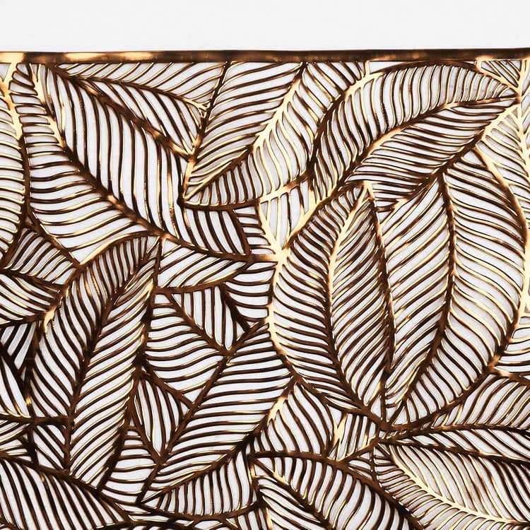 Cinder PVC Leaf Cut-Out Table Runner