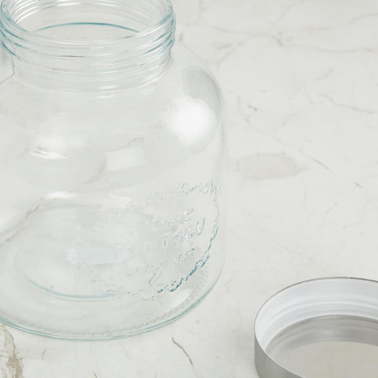 Corsica Essentials Metal Lid Glass Jar - 3L