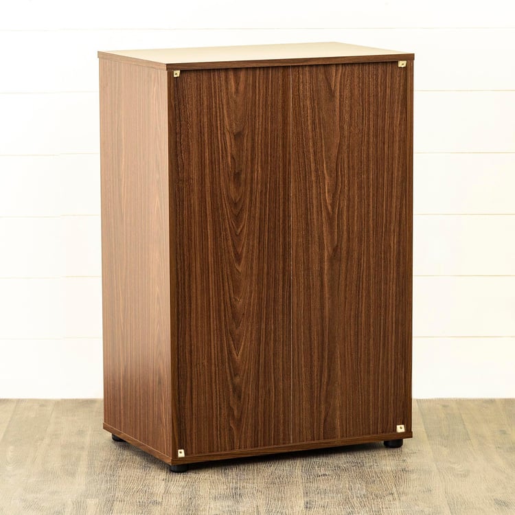 Helios Lewis Giles 2-Door Multipurpose Cabinet - Brown