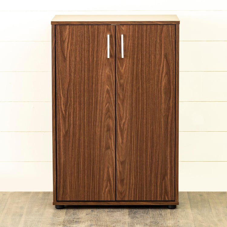 Helios Lewis Mustang 2-Door Multipurpose Cabinet - Brown