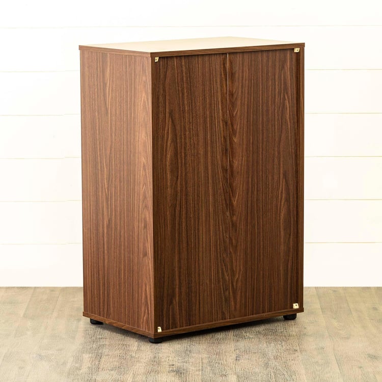 Helios Lewis Mustang 2-Door Multipurpose Cabinet - Brown