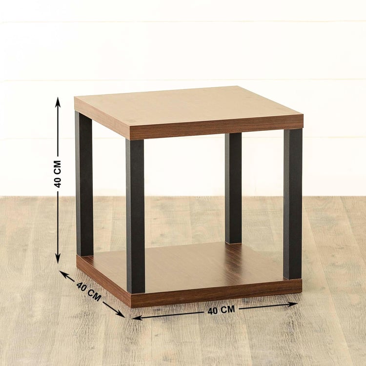 Helios Arvis End Table - Brown