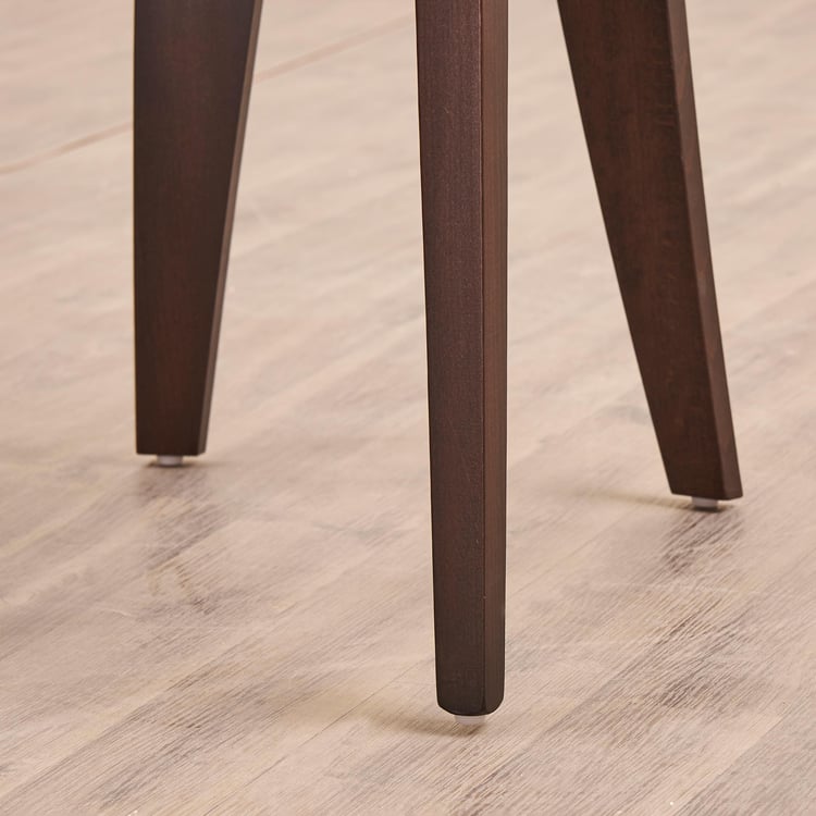 Spectra Brown Beech Wood Set Of 2 Dining Chair