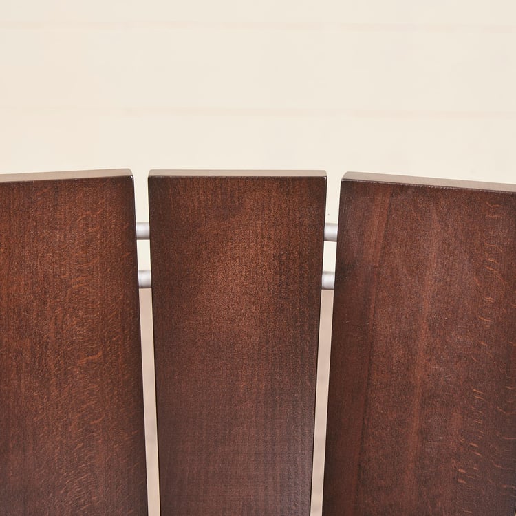 Spectra Brown Beech Wood Set Of 2 Dining Chair