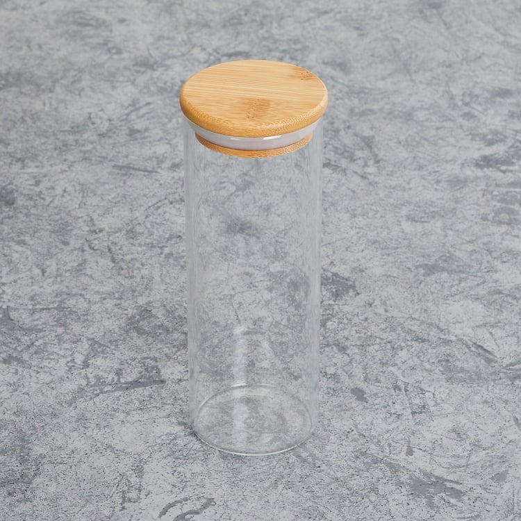 Palestine Borosilicate Jar with Bamboo Lid - 450ml