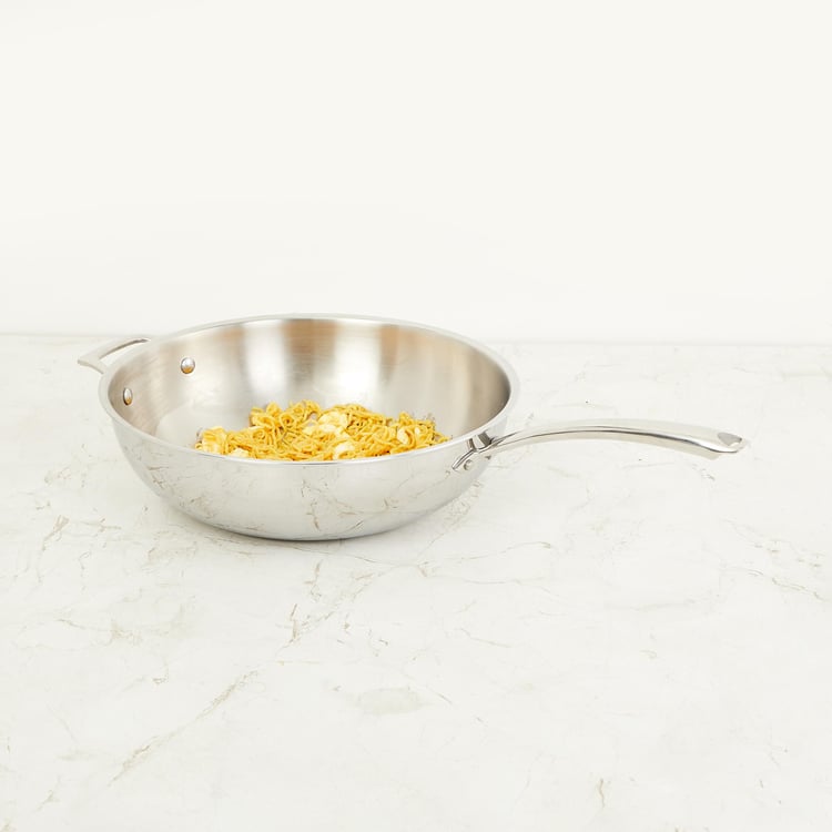 Chef Special Stainless Steel Wok - 34cm