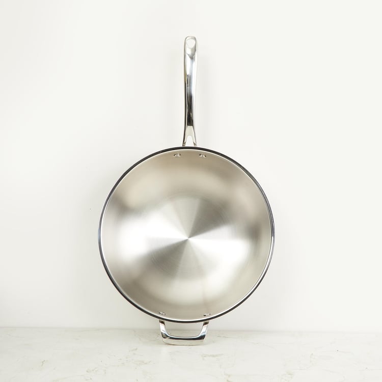 Chef Special Stainless Steel Wok - 34cm