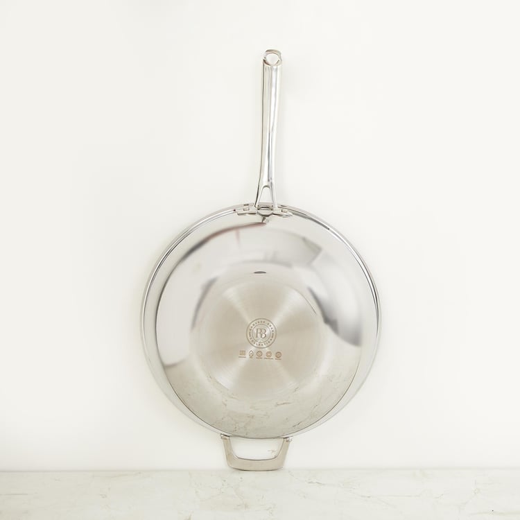 Chef Special Stainless Steel Wok - 34cm