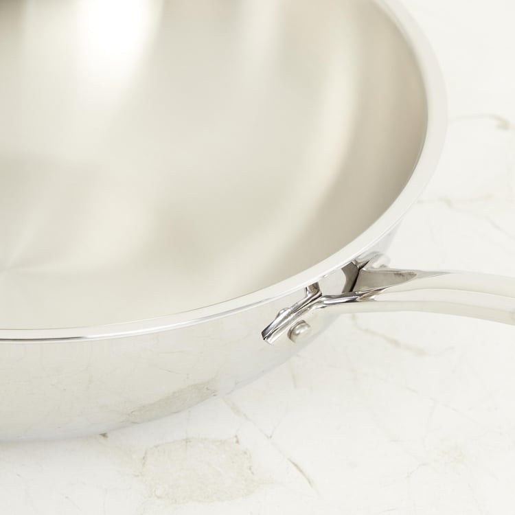 Chef Special Stainless Steel Wok - 34cm