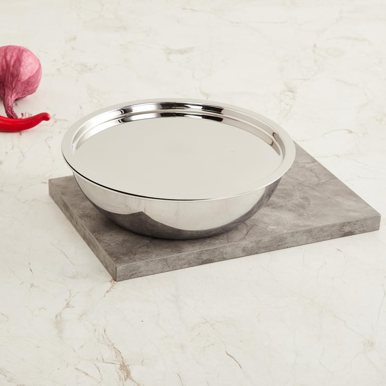 Chef Special Stainless Steel Tasra with Lid - 22cm