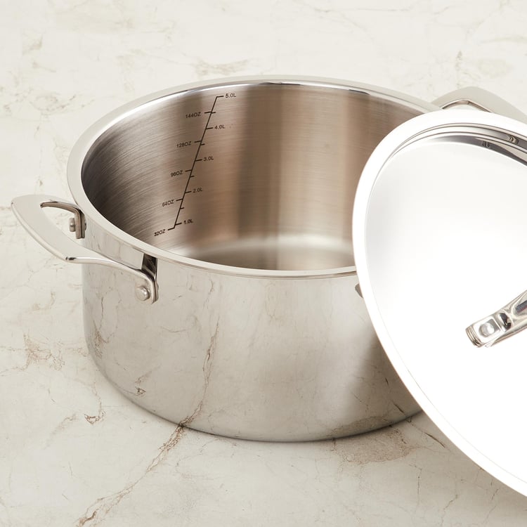 Chef Special Stainless Steel Casserole with Lid - 5.3L