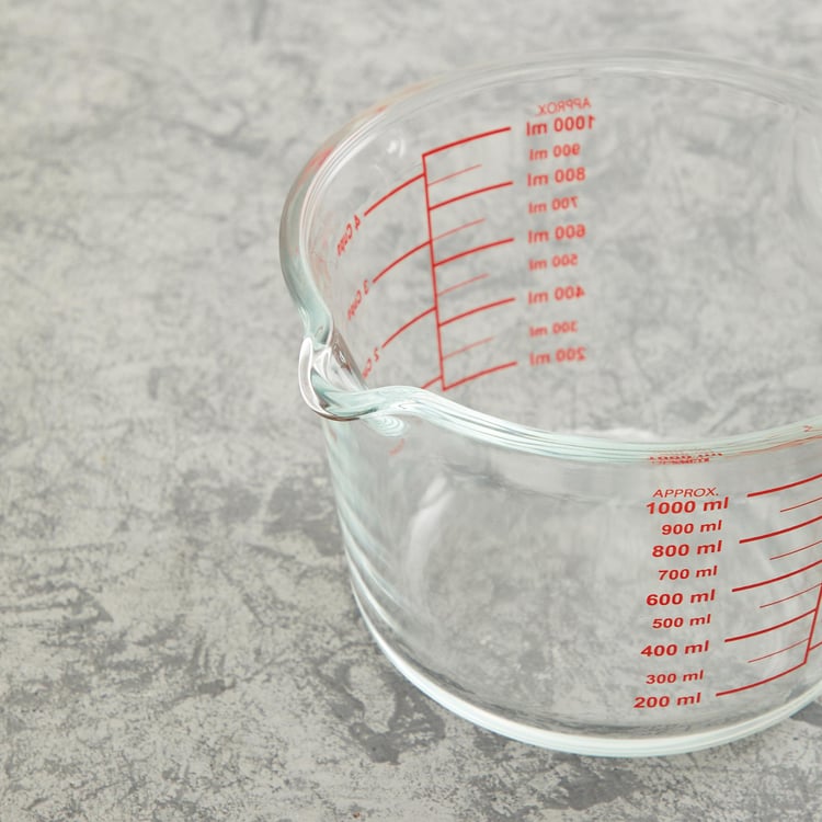 Bakers Pride Glass Measuring Jug - 1L