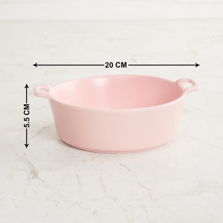 Bakers Pride Ceramic Shallow Baking Dish