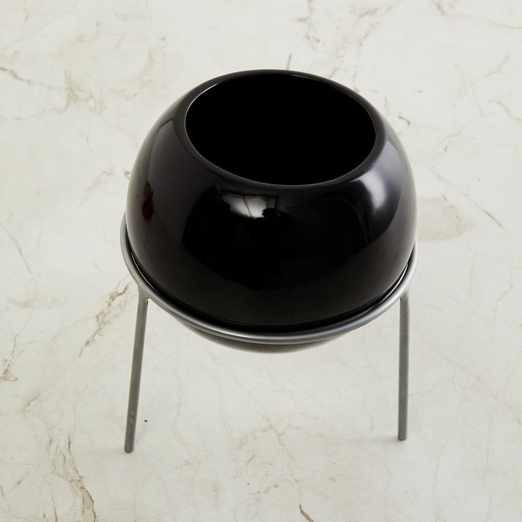 Splendid Solid Flower Pot with Stand