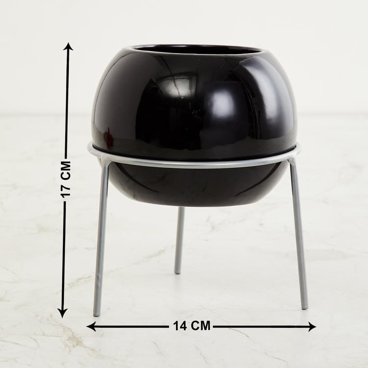 Splendid Solid Flower Pot with Stand