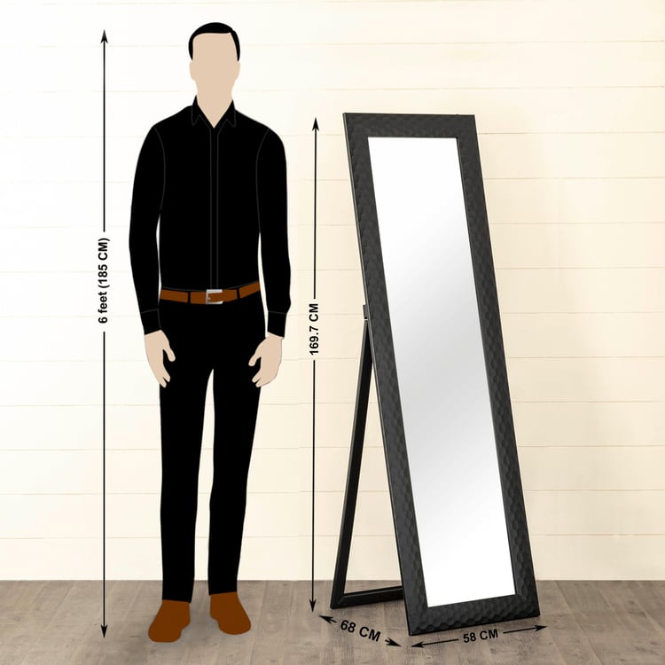 Nexon Standing Mirror - Black