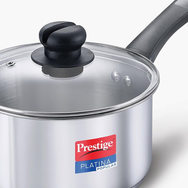 PRESTIGE Platina Pop Cookware Sauce Pan- 16 cm