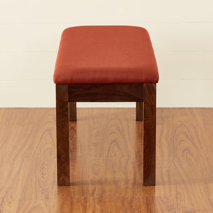 Veda Sheesham Wood Big Dining Bench - Rust