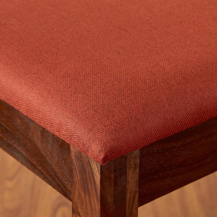 Veda Sheesham Wood Big Dining Bench - Rust