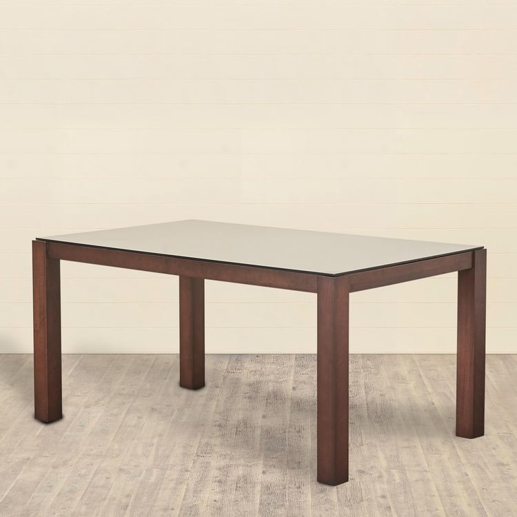 Spectra Beech Wood 6-Seater Dining Table - Brown