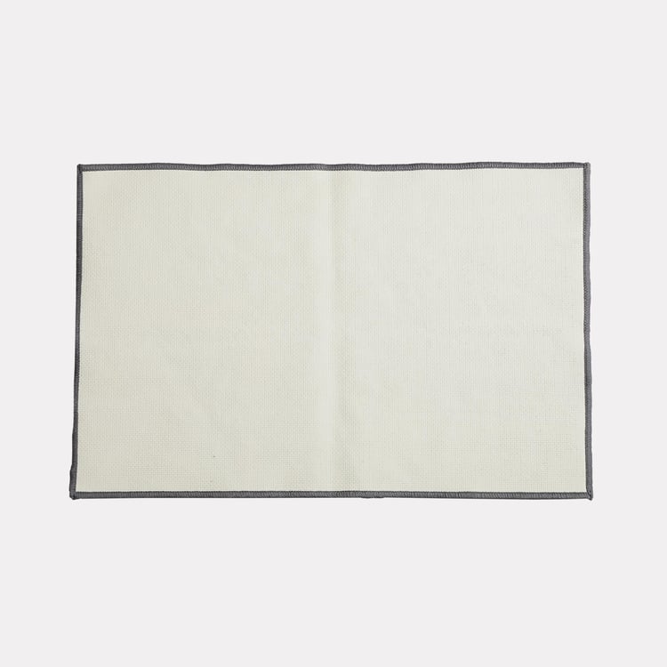 Grey Radiance Printed Bath Mat - 49 x 75 cm