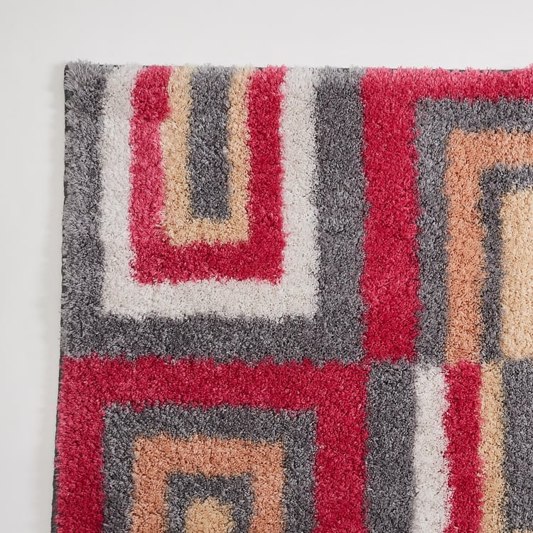 Grey Radiance Printed Bath Mat - 49 x 75 cm