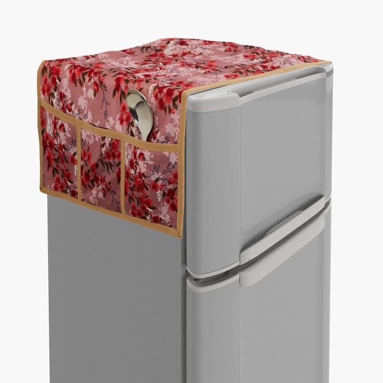 Corsica Fabric Printed Fridge Top Cover