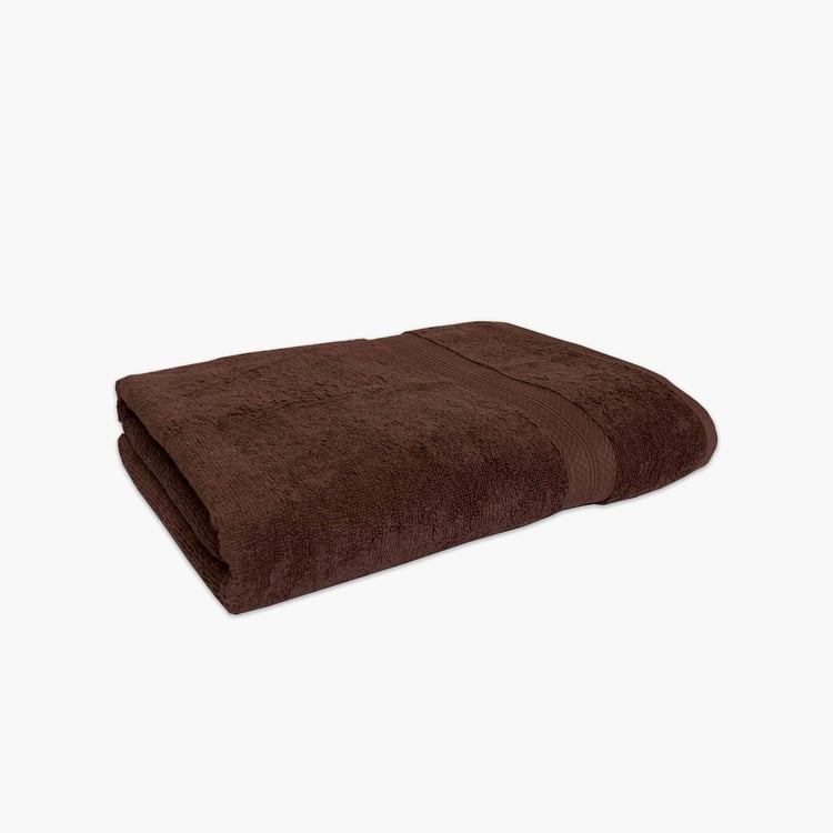 SPACES Colorfas - Brown Cotton Bath Towel - 75x150cm