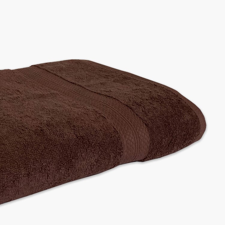 SPACES Colorfas - Brown Cotton Bath Towel - 75x150cm