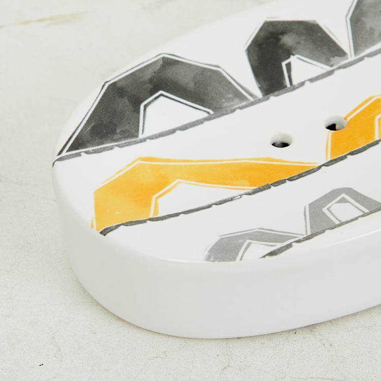 Everyday Essential Printed 3-Pc. Bathroom Accessories Set