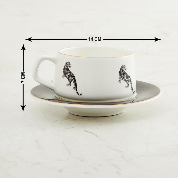 In To The Wild Printed Cup and Saucer