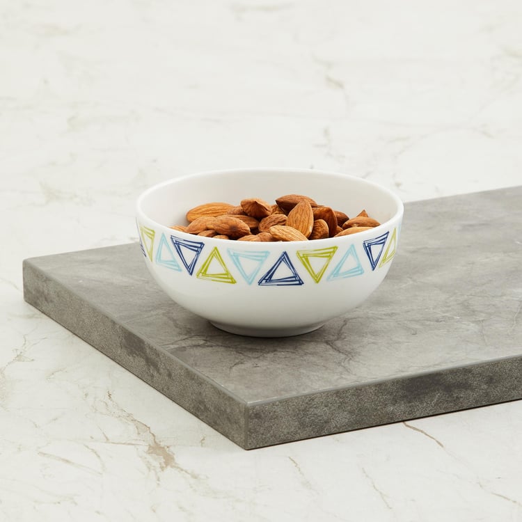 Medleys Bone China Printed Curry Bowl