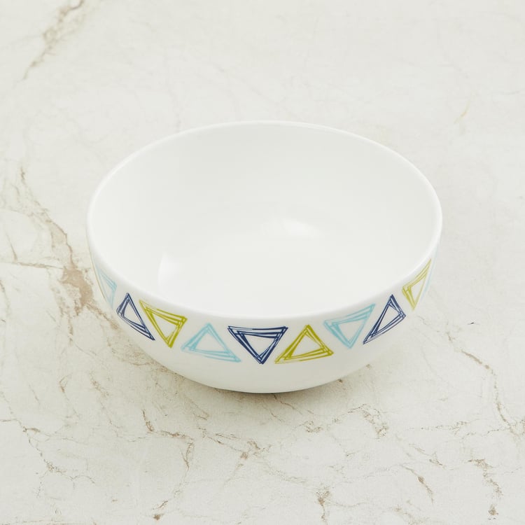 Medleys Bone China Printed Curry Bowl