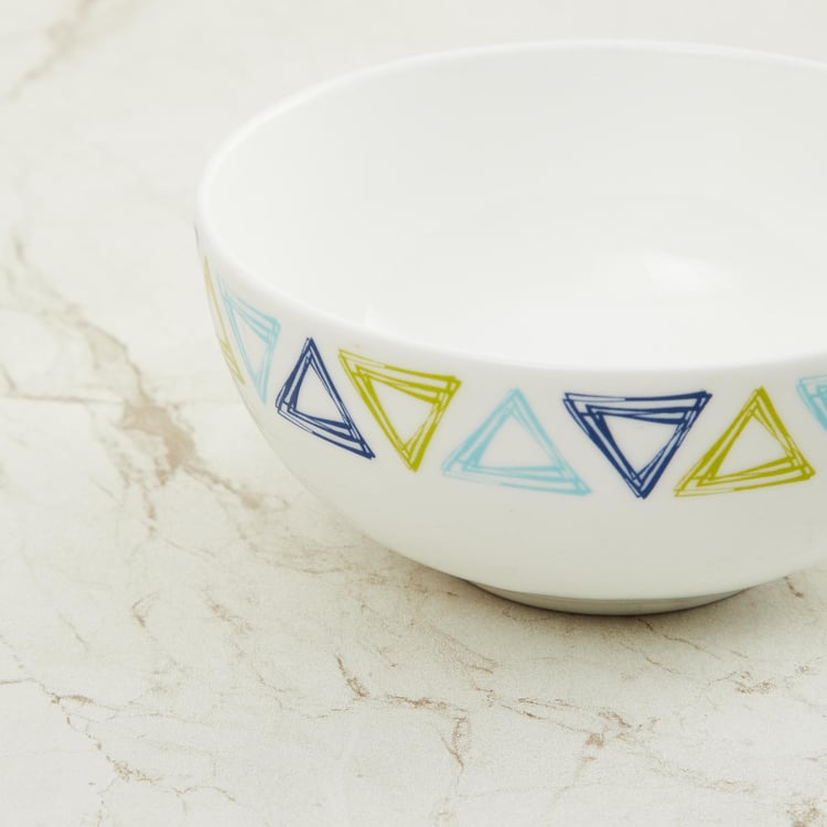 Medleys Bone China Printed Curry Bowl