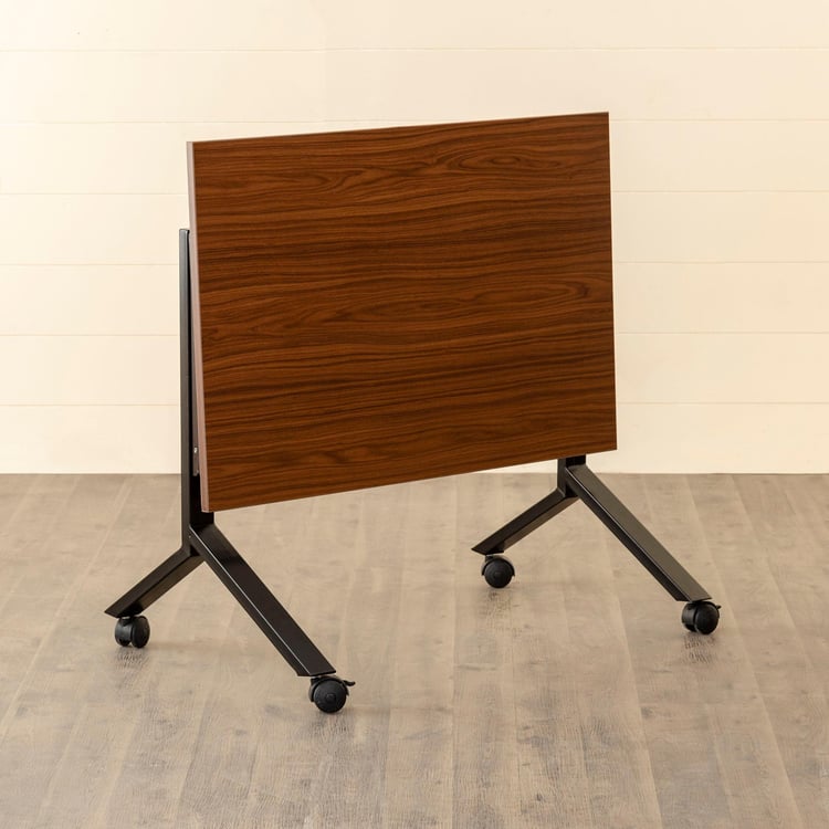 Helios Spacio Portable Folding Study Desk - Brown