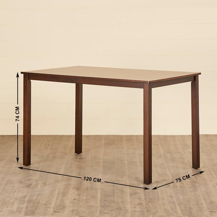 Cornell 4-Seater Dining Table - Brown