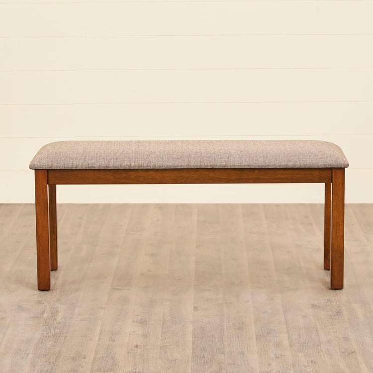 Quadro Rubber Wood Big Dining Bench - Brown