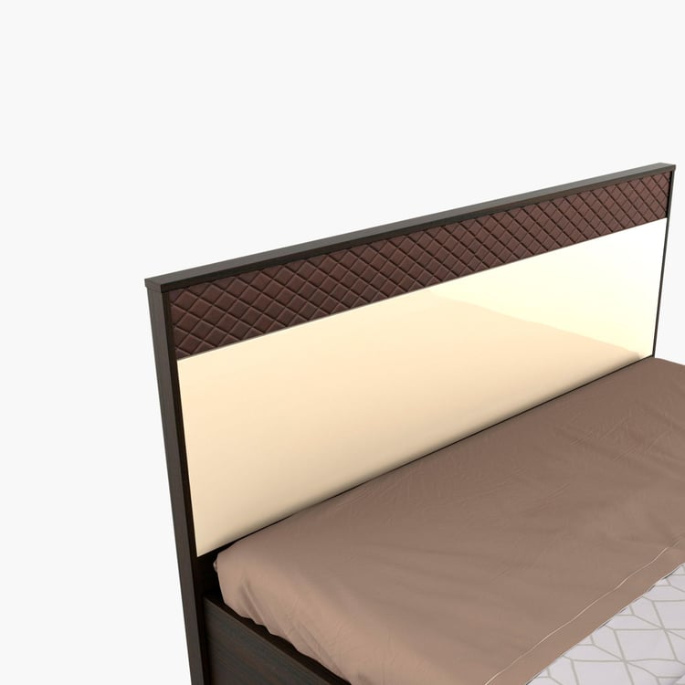 Nexon Lami King Bed with Box Storage - Brown
