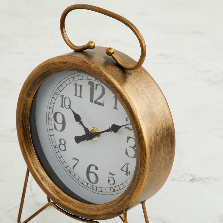 Casablanca Metal Stand Table Clock