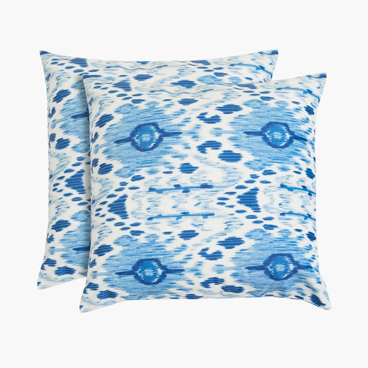 Lavish Ikat Cushion Cover - Set of 2 - 40 x 40 cm