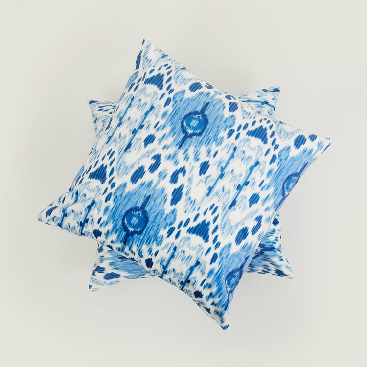 Lavish Ikat Cushion Cover - Set of 2 - 40 x 40 cm