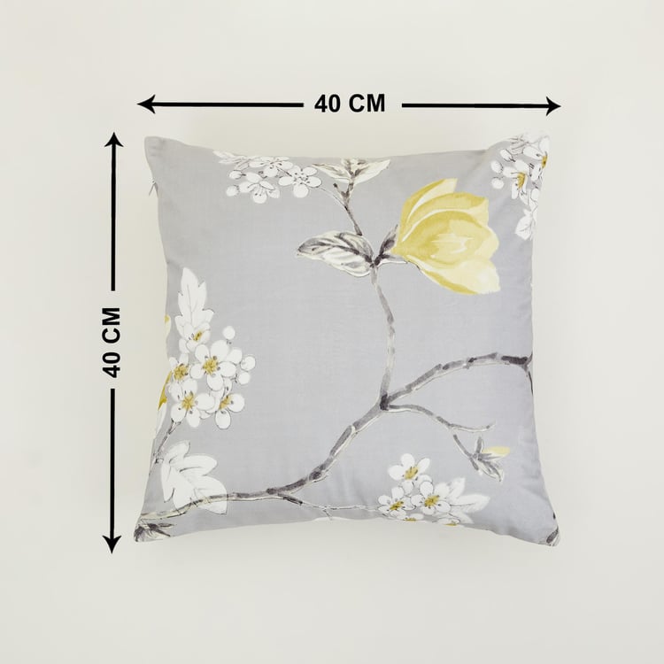 Lavish Blossom Printed Cushion Covers - Set of 2 - 40 x 40 cm