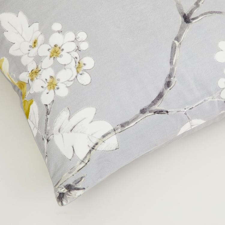 Lavish Blossom Printed Cushion Covers - Set of 2 - 40 x 40 cm