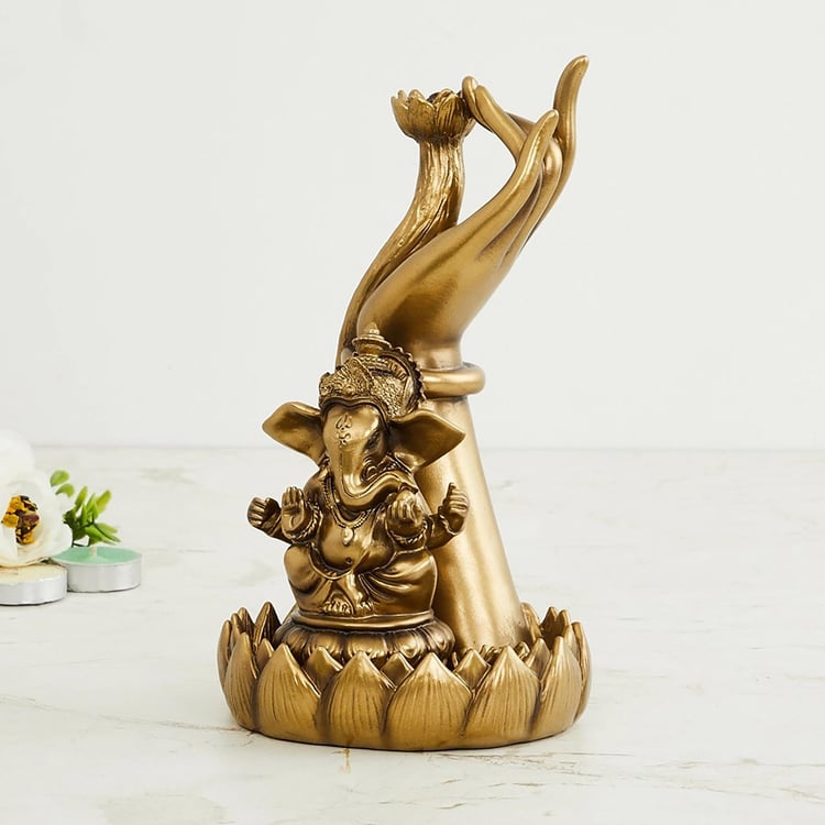 Corsica Polyresin Ganesha Incense Holder