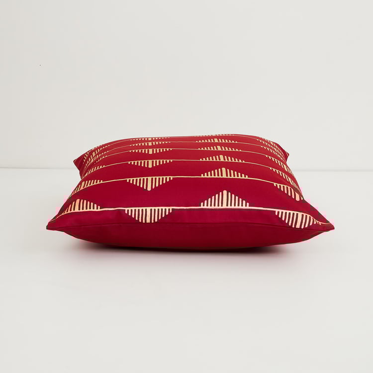 Corsica Foil Print Cushion Cover Knife Edge - Set of 5 - 40 x 40 cm